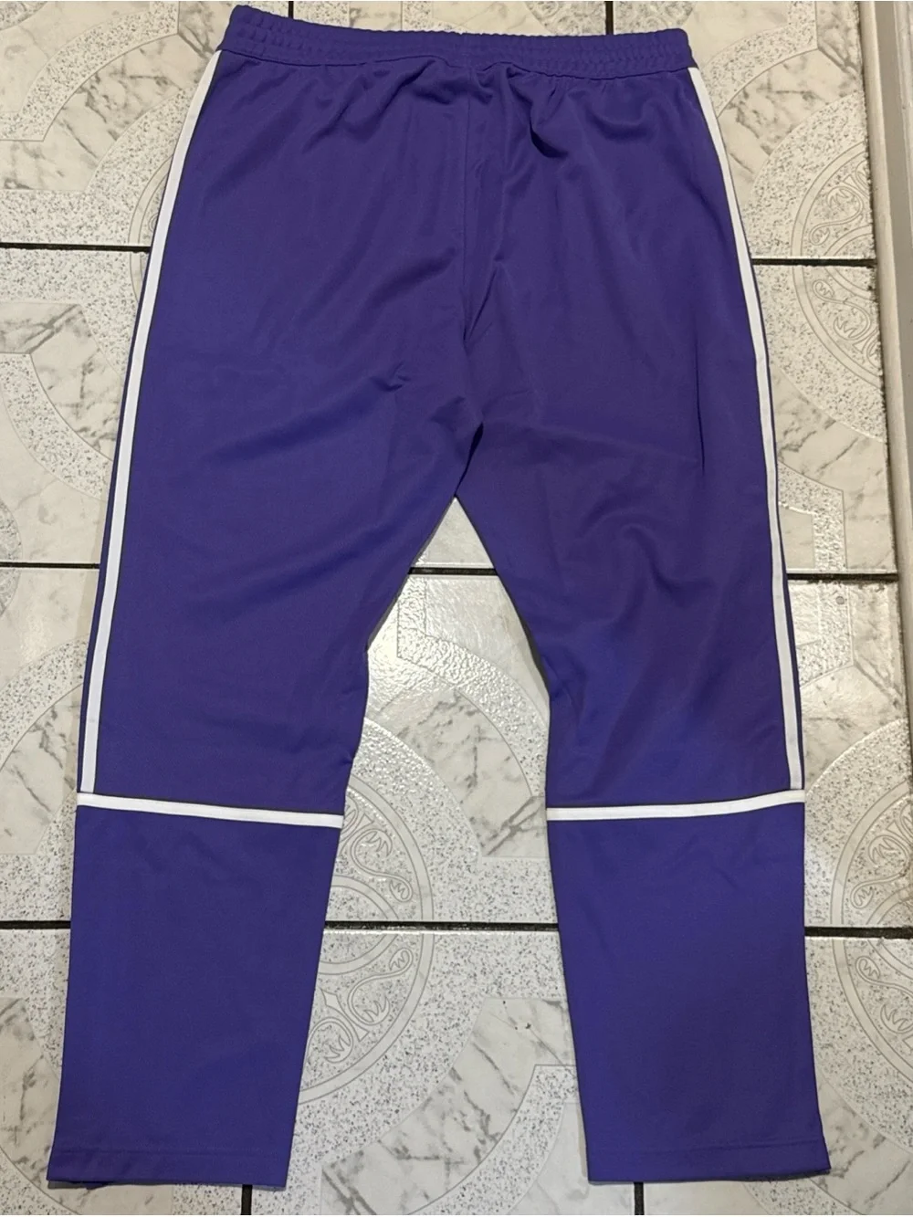 New Adidas Originals Real Madrid LFSTLR Track Pants Purple Men’s Sizes KC7787